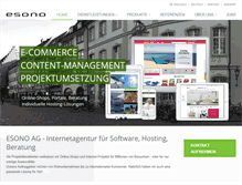 Tablet Screenshot of esono.de